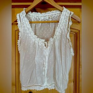 DOEN Traveler Top in Salt - Size S